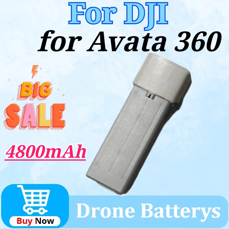 

4800mAh for DJI Avata 360 Higher Capacity Intelligent Flight Battery 31 Minutes Large- Capacity Spare Parts Drone Accessories