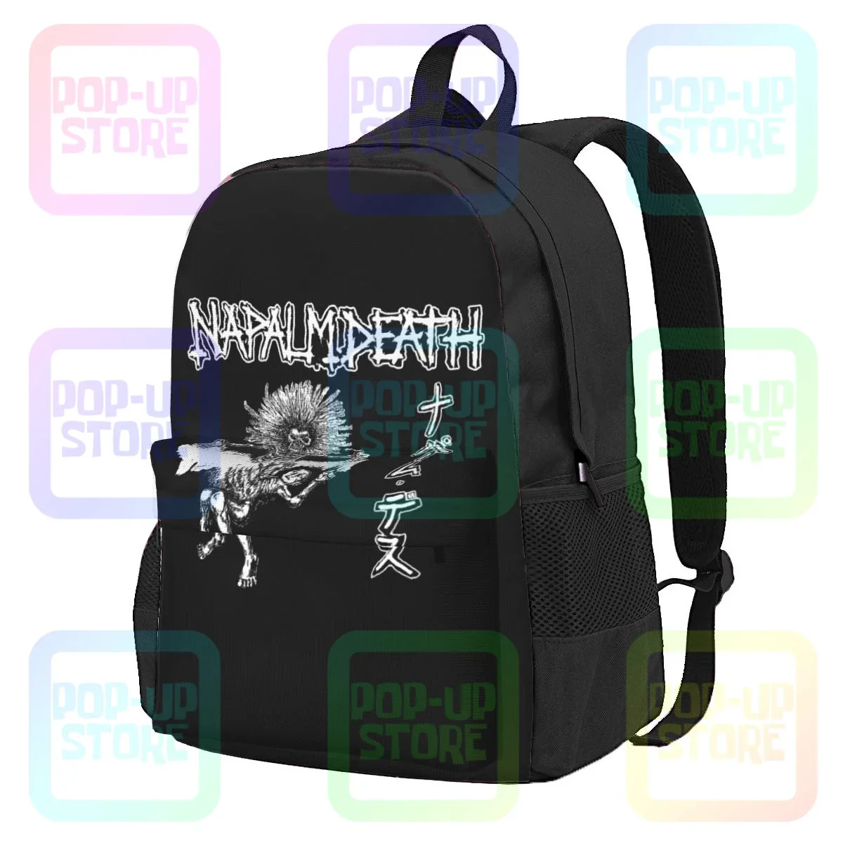 Napalm Death Split Punk Crust Grindcore Thrash Metal Bands Large Capacity Backpack Foldable Shopping Bag