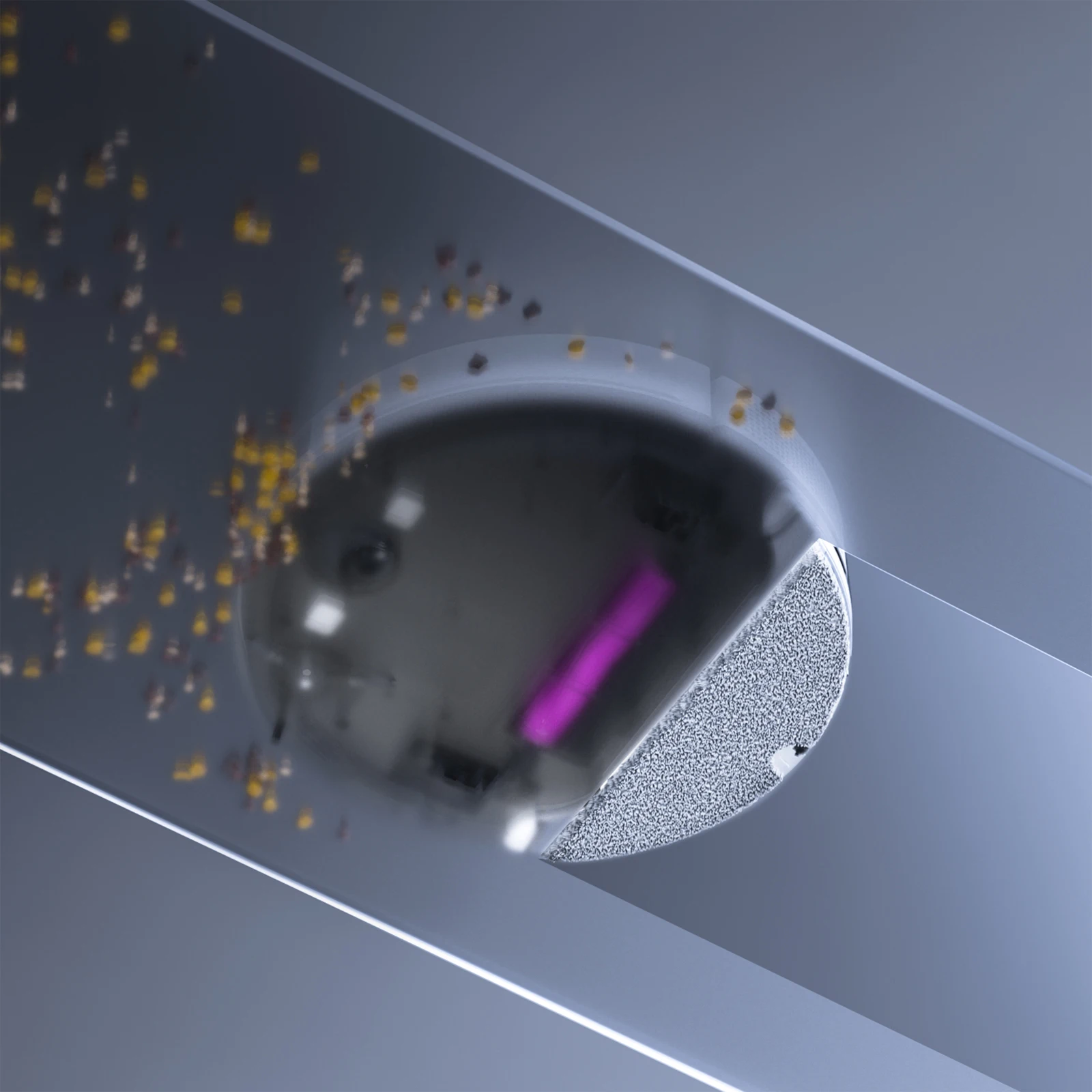 Robot aspirador JONR P1, robot aspirador inteligente, para suelos duros y hogar, blanco 5