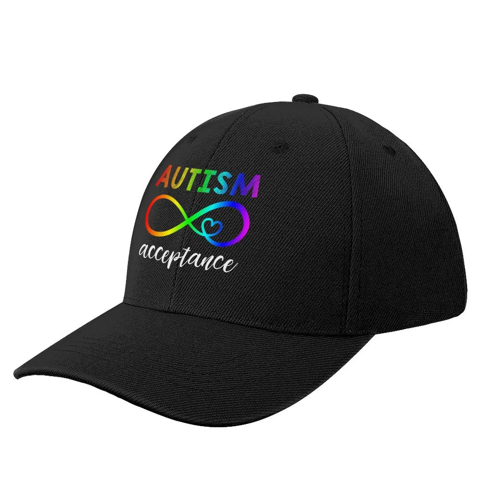 

Red Instead Autism Autism Acceptance Baseball Cap Hat Man For The Sun Vintage Women's Men's