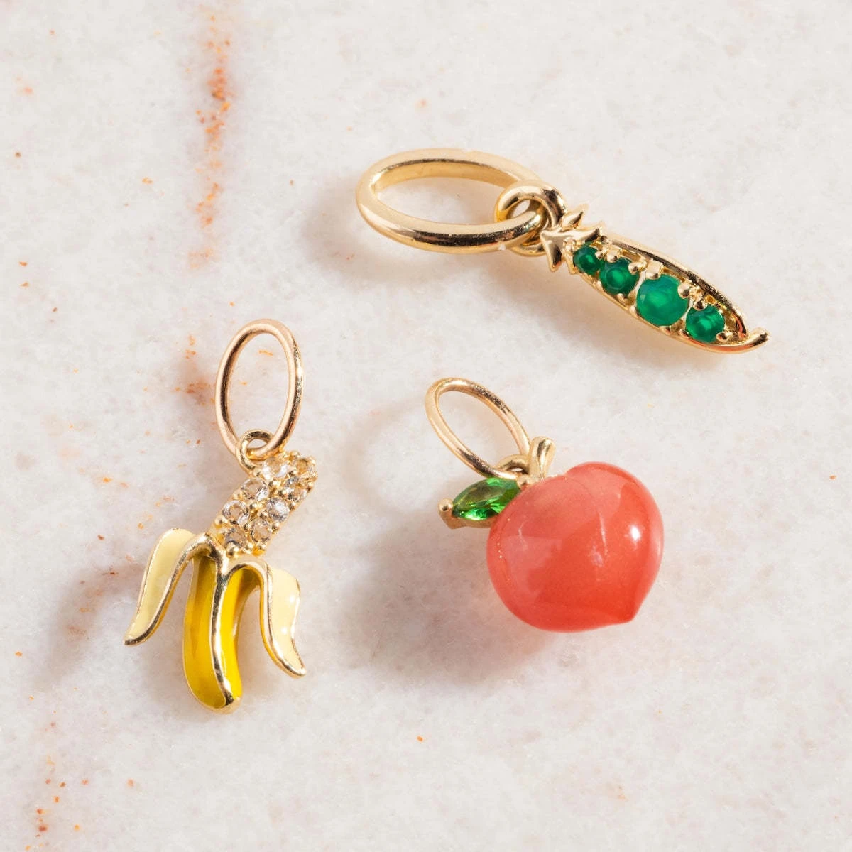 DIY handgemachte Accessoires tägliche Fruchtserie Erdbeere Kirsche Anhänger Kupferbeschichtung 14K Farbkonservierung weiblich – Detail 3