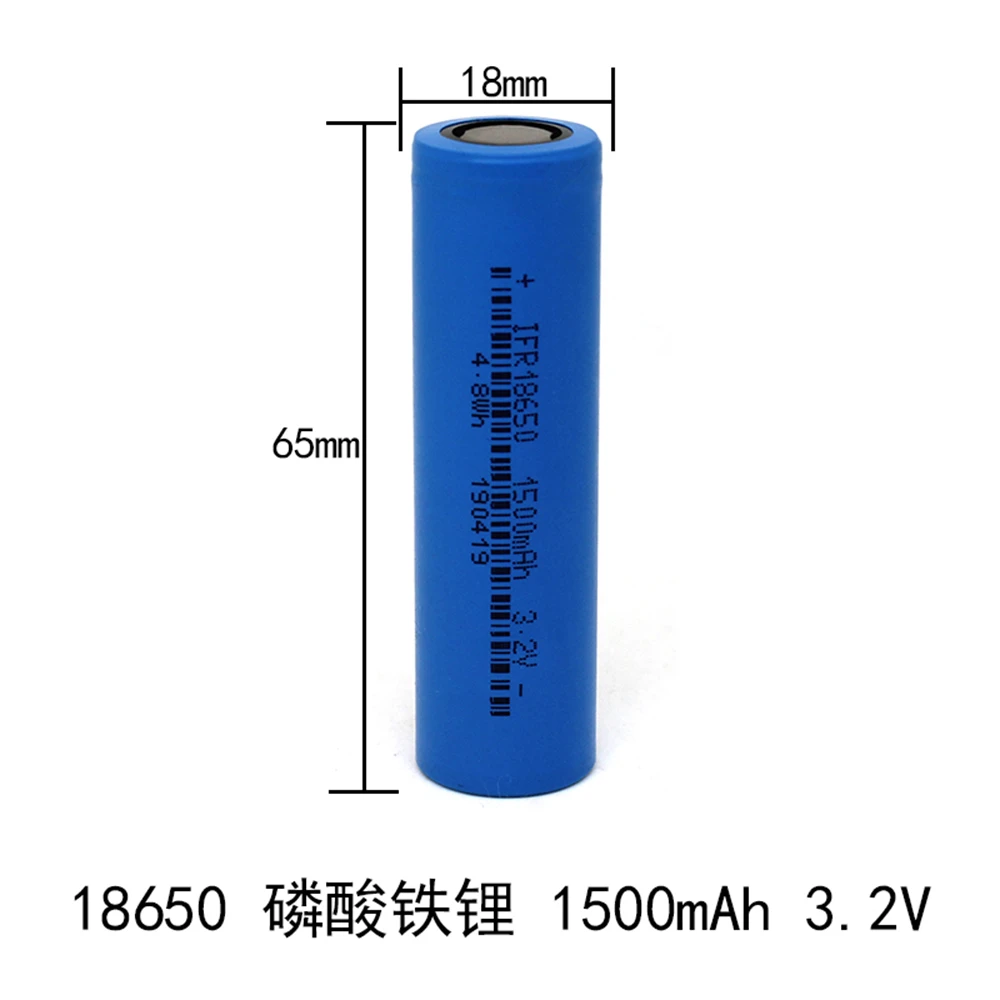 18650/32650 3.2V1500mAh 30mΩ LiFePo4 Lithium Battery for Electric Tools,Lamp, Ebike,Battery Pack,Motorcycle,Outdoor Power Supply