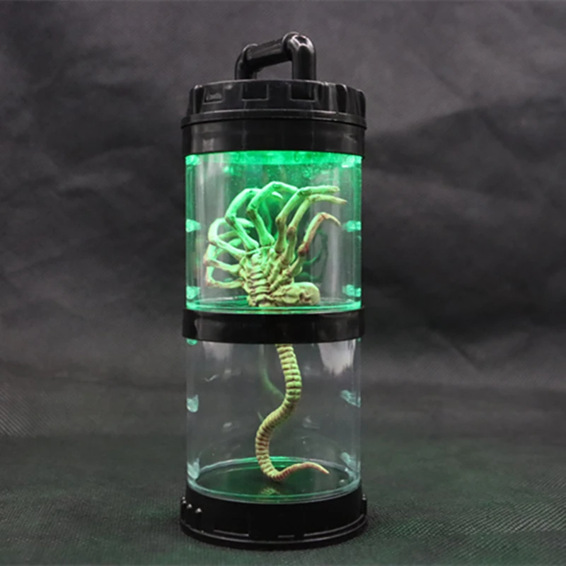 Alien Jar Xenomorph Specimen Facehugger laboratory Embryo  Jar Movie Prop Replica