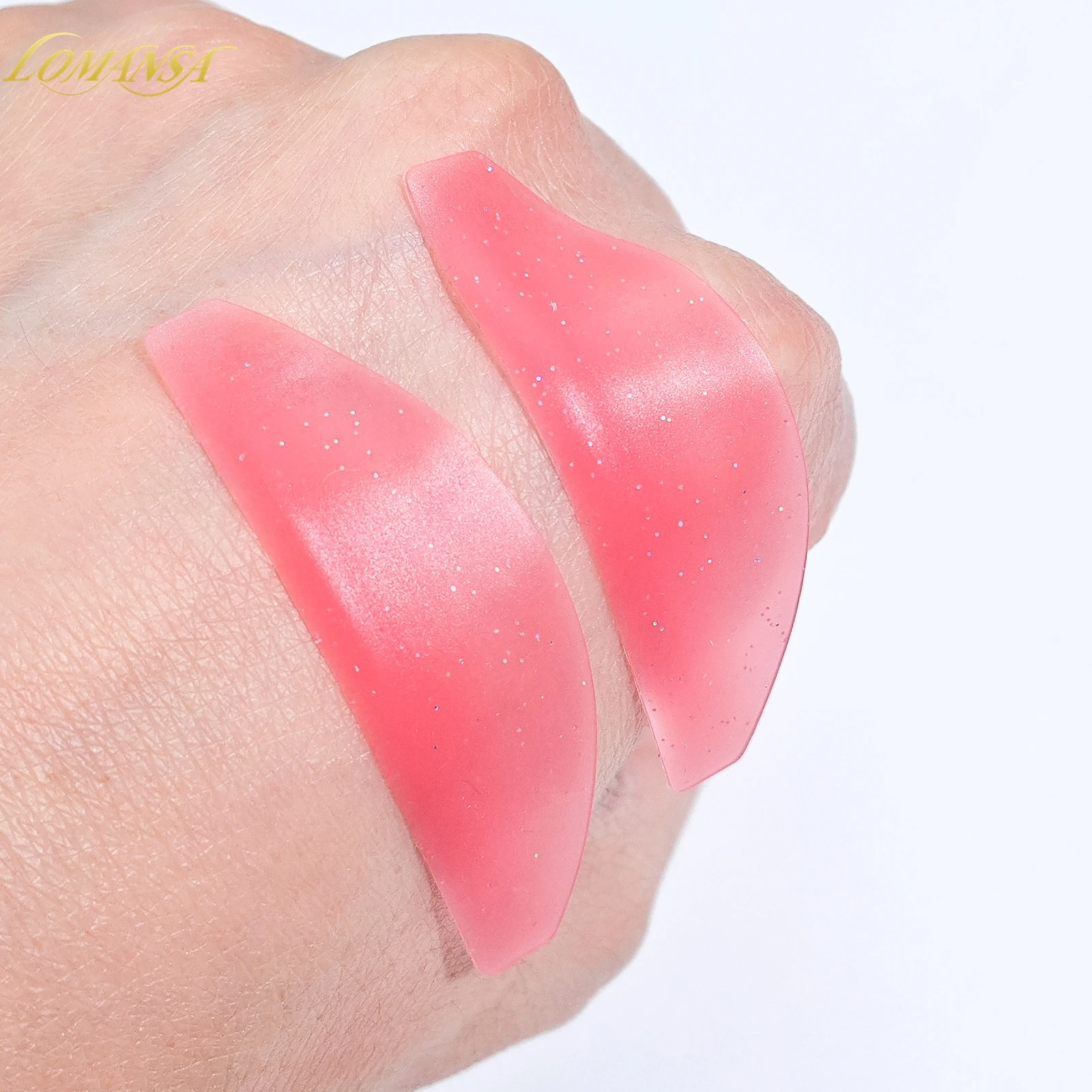 Lomansa 2 Stück Koreanische Wimpernlifting-Pads Flache Silikon-Pads für Dauerwellen-Lotion Nr. 1 Wimpern-Weichmacher-Pads Make-up-Tool – Detail 2