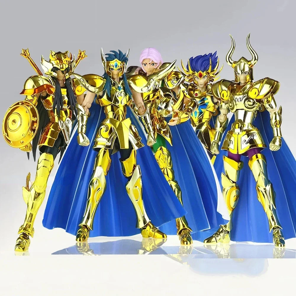 En stock: Figura de acción de los Caballeros del Zodíaco, Modelo CS Saint Seiya Cloth Myth Cloth EX, Acuario Camus/Cáncer/Áries MU/Libra Dohko