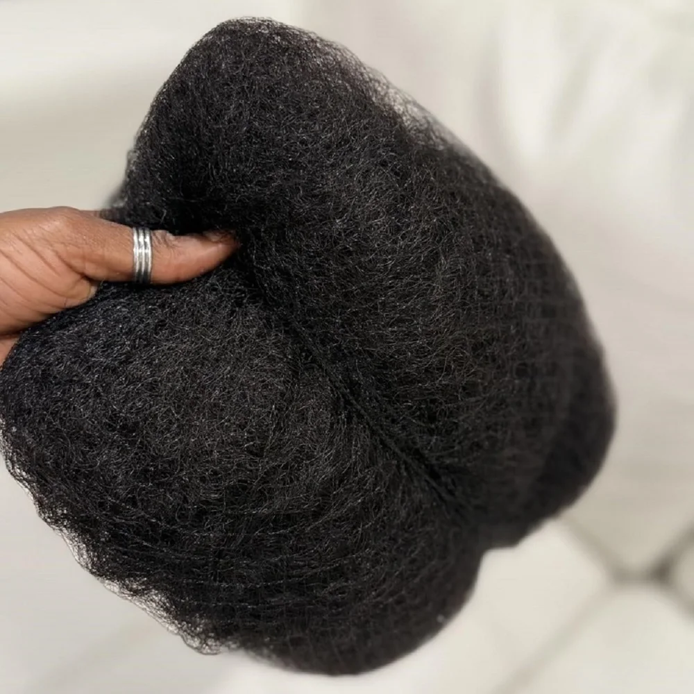 2 Pcs 60gram Afro Kinky Hair Extension Afro Kinky Curly 100% Human Hair Bulk For Braiding Twists Hair For Micro Twist