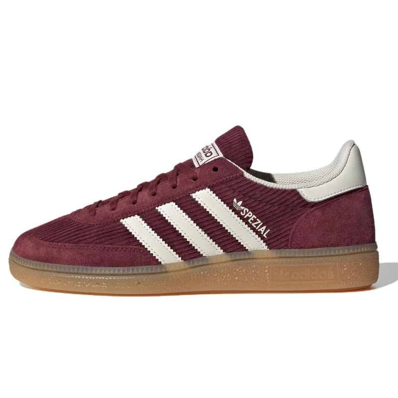 Adidas Handball Spezial Shadow Red Classic Casual Fashion Outdoor Sports Sneakers Women Men Skateboarding Shoes