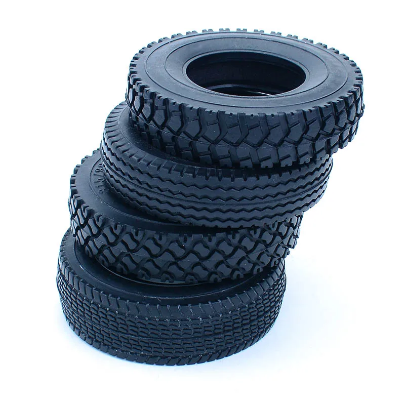 2pcs RC Dump Truck Simulation Rubber Tires Tyre for 1/14 Tamiya SCANIA 770S R620 VOLVO BENZ Arocs MAN TGX LESU Car Accessories