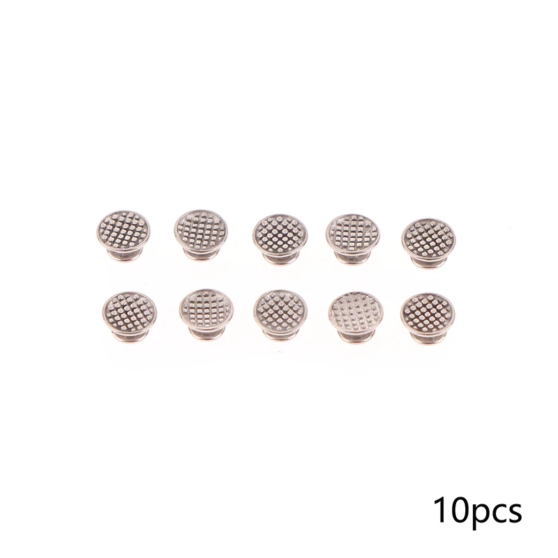 10Pcs Dental Orthodontic Metal Lingual Buttons Composite Tongue Tamer Traction Hook Bite Opener Brackets Orthodont Materiales