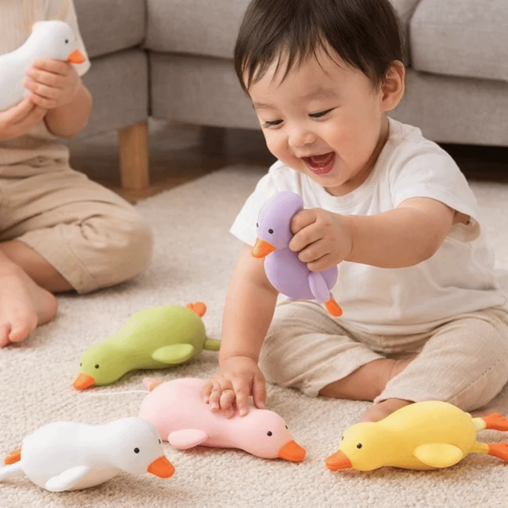 Colorful Duck Pinch Le Squishy Texture Stretch Function Duck Vent Transformable Fun Design Duck Sensory Friends Gift