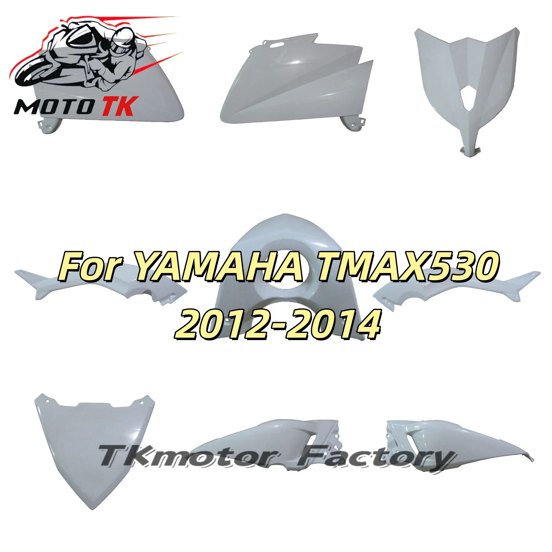 Motorcycle Fairing Kit Suitable For Yamaha TMAX530 2012 2013 2014 Years 530 12-14 Fairing Grey Black