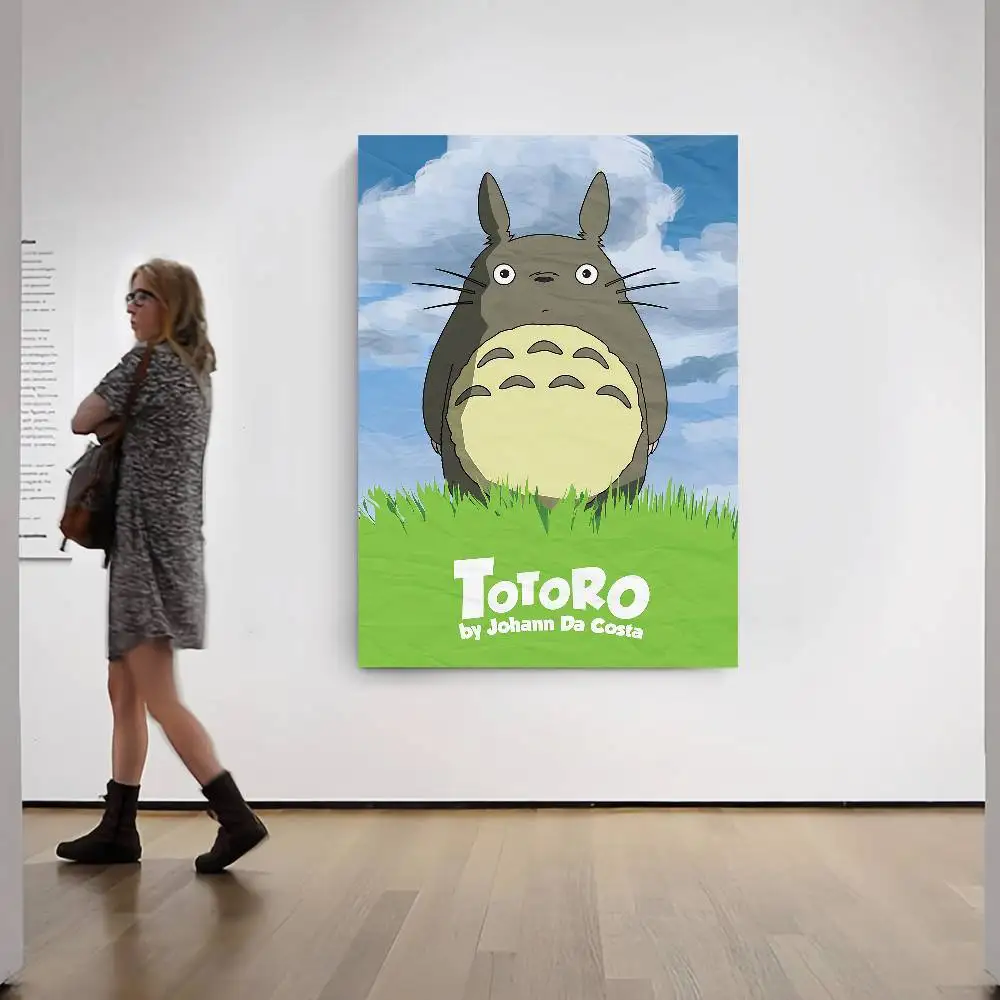 T-Totoro ملصقات الفيلم اللاصقة غرفة خمر المنزل بار مقهى ديكور غرفة جدار ديكور