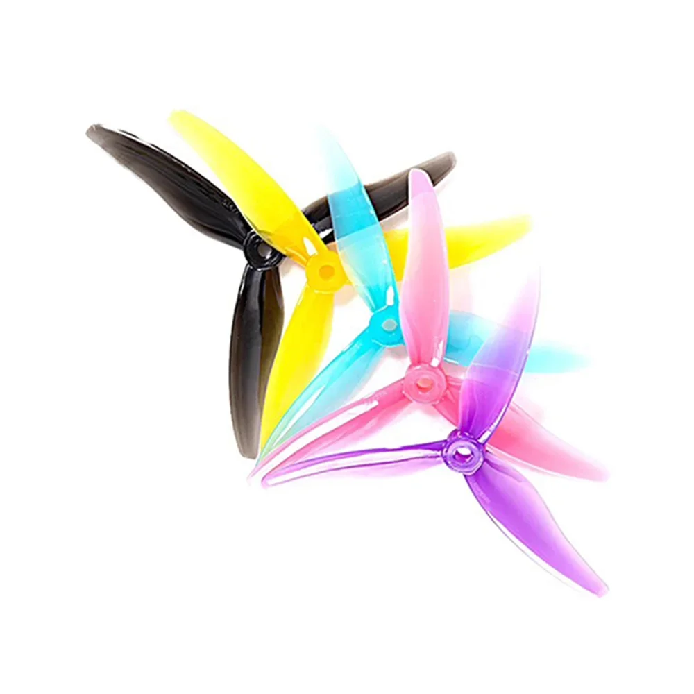 ใบพัด Gemfan JB Hurricane 51477 ขนาด 5 นิ้ว 3 ใบพัด หมุนตามเข็มนาฬิกาและทวนเข็มนาฬิกา สำหรับมอเตอร์ไร้แปรงถ่าน FPV สำหรับโดรนแข่งแบบฟรีสไตล์