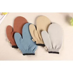 Plant Fiber Korean Exfoliating Body Massage Scrub Glove Deep Cleaning Bath Gloves Non-slip Shower Scrubber Adult