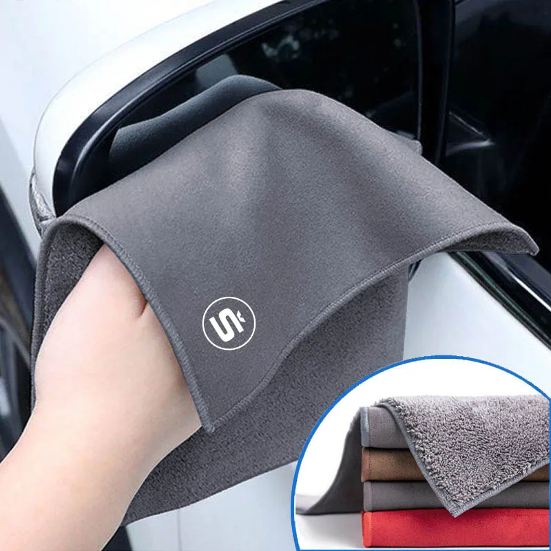 Microfiber Towel Car Drying Towel Auto Plush Wash Towel Car Cleaning For Skoda Fabia Kamiq Karoq Kodiaq Octavia a5 a7 Rapid