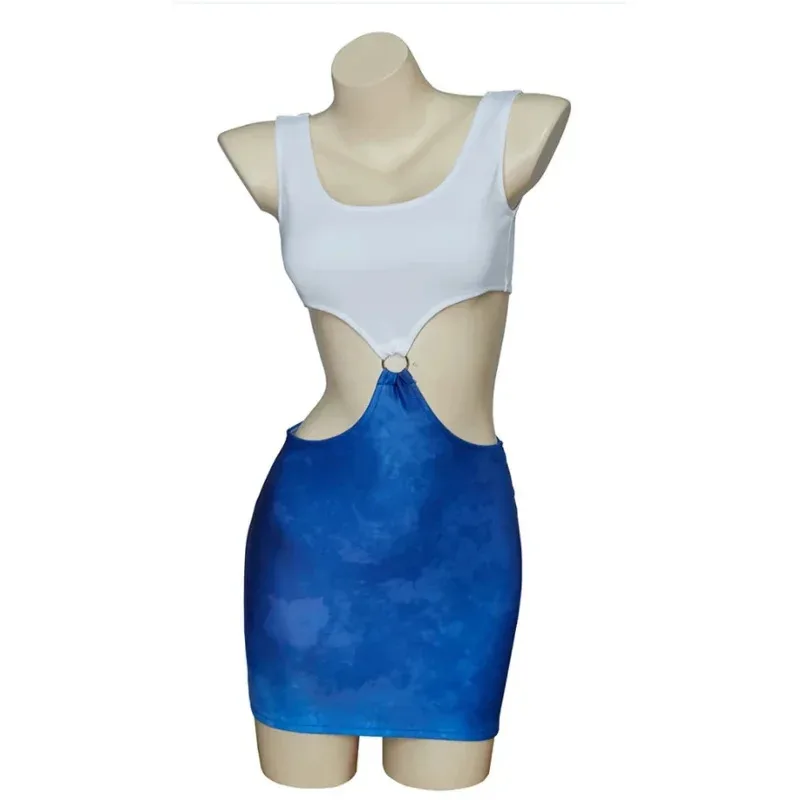 72th Anime mujer bonita Cosplay Sexy vestido de cintura desnuda Julia Roberts Richard Gere disfraz de película de comedia romántica para