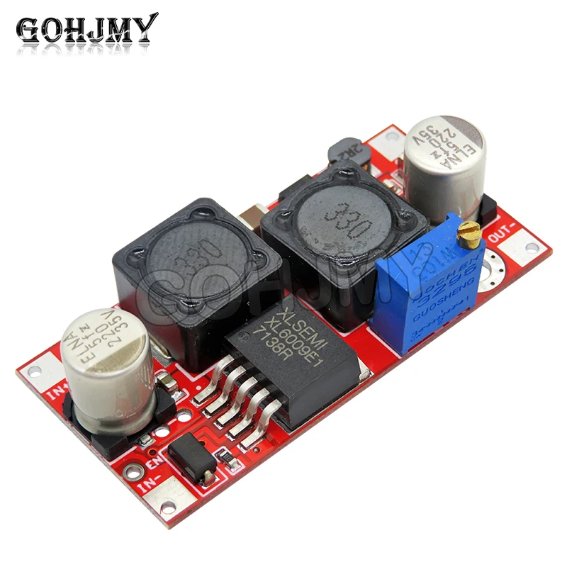 DC-DC Adjustable Step Up Down Converter XL6009 Power Supply Module 20W 5-32V to 1.2-35V High Performance