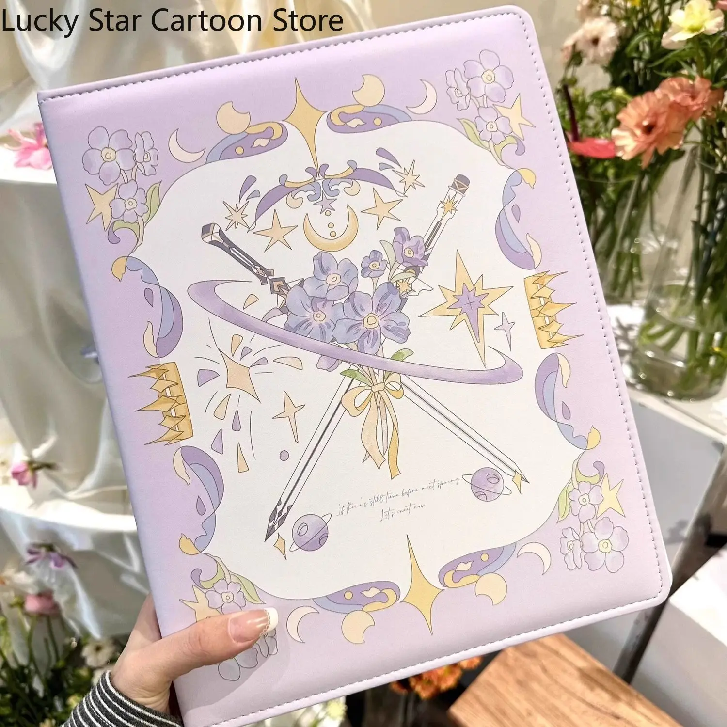 أنيمي الطرفية Xavier Love and Deepspace تأثيري الكرتون A5 بطاقة جلدية كتاب بطاقة صغيرة تخزين ألبوم هدية عيد ميلاد