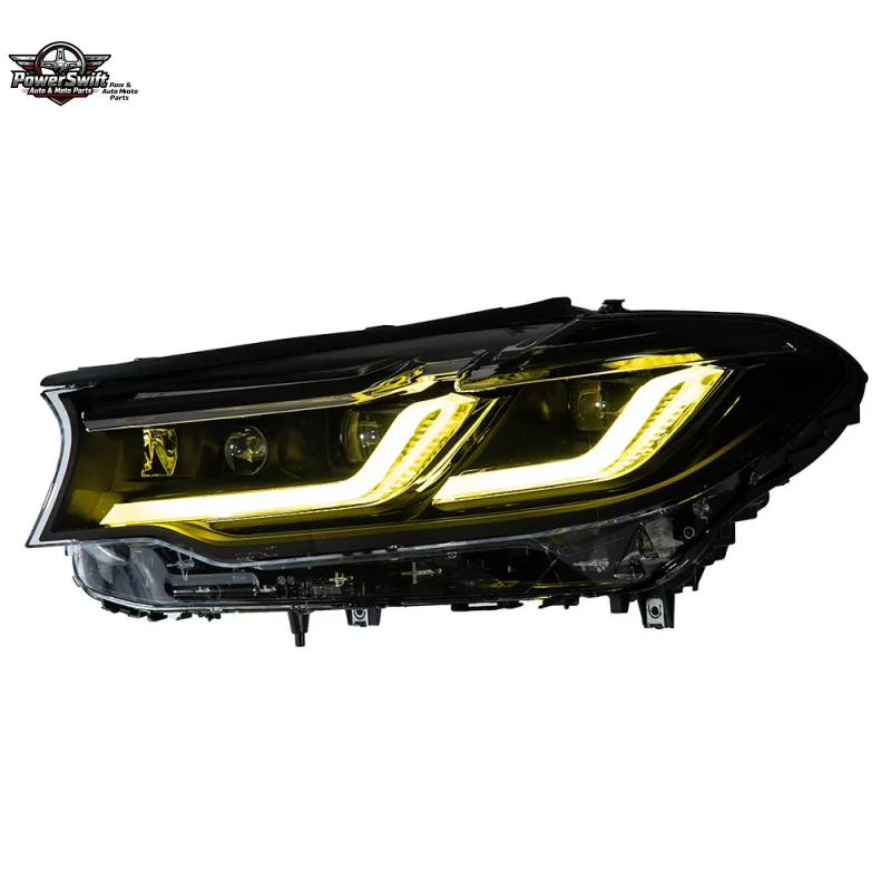 Suitable for 18-20 BMW G30 Dual Color Switchable Headlight Assembly LED Daytime Running Turn Signal Light