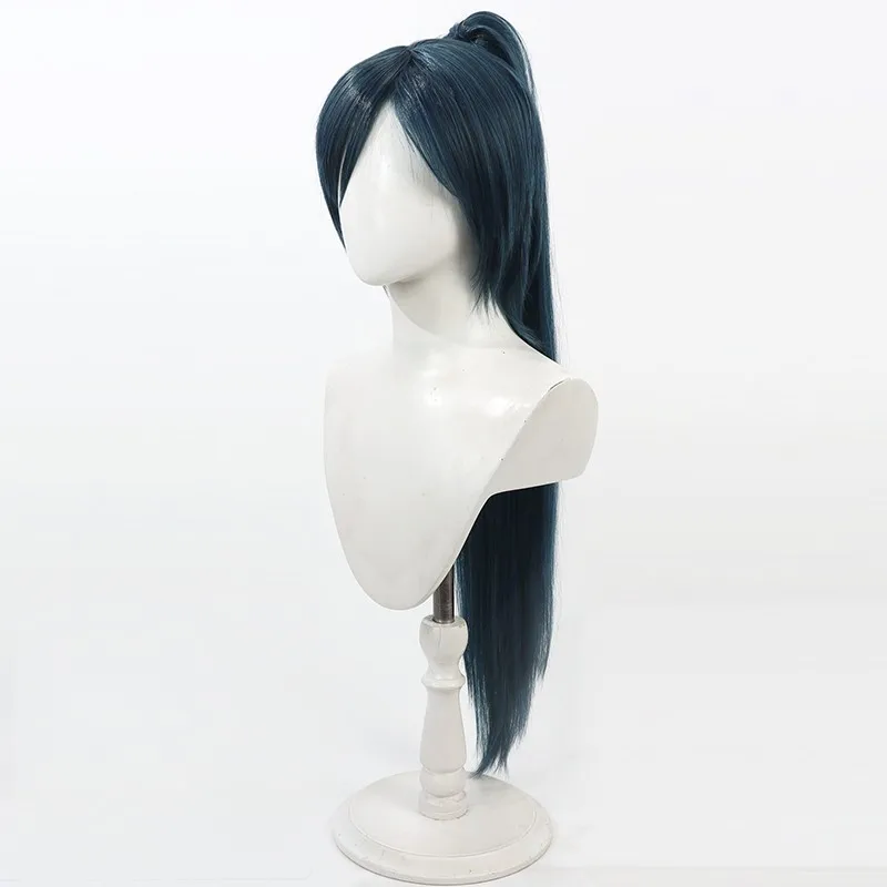 Genshin impacto kaeya versão feminina peruca cosplay rabo de cavalo destacável presente de halloween