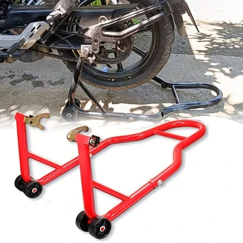 Motorrad Universal Rot Hinterrad Unterstützung Stehen Rad Stehen Auto Aheel Unterstützung Rahmen Reifen Reparatur Werkzeug
