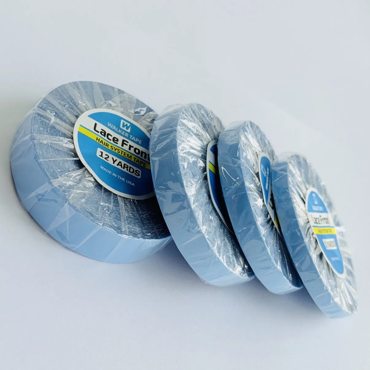 12Yards 0.8/1.0/1.2/2.0cm Haarverlenging Tape Tabs Dubbelzijdig Vervanging Tape Lijm Walker tape Voor Hair Extensions Pruiken