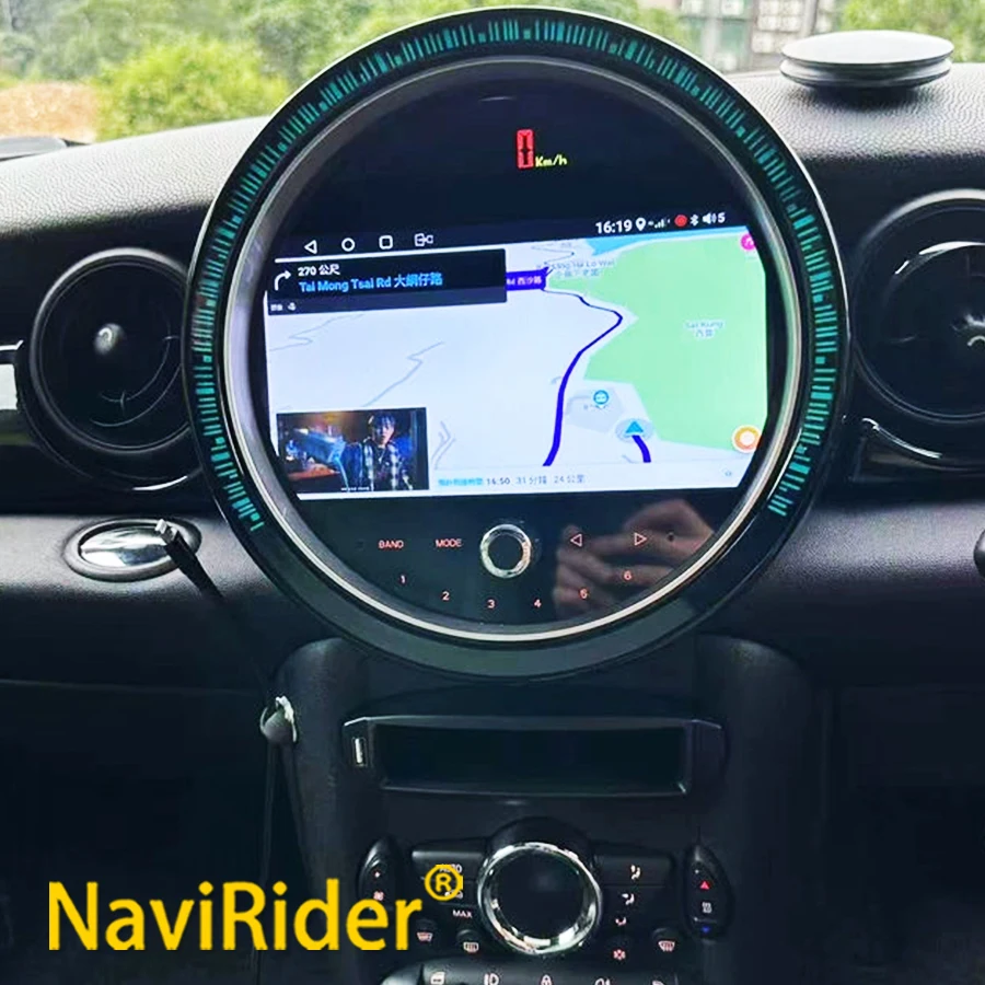 Yes 9inch Android Car Radio Multimedia Player For BMW Mini One Cooper R55 R56 Peaceman Clubman 2007-2010 Navigation Auto Carplay