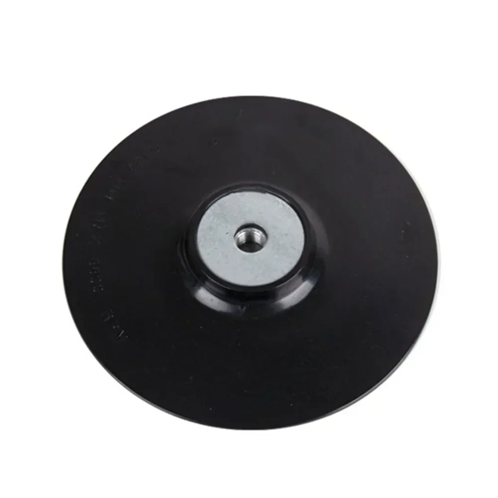 1pc 5inch Rubber Backing Pad Thread Flexible Polishing Grinding Disc Backing Pad For Fibre Sanding Disc Angle Grinder