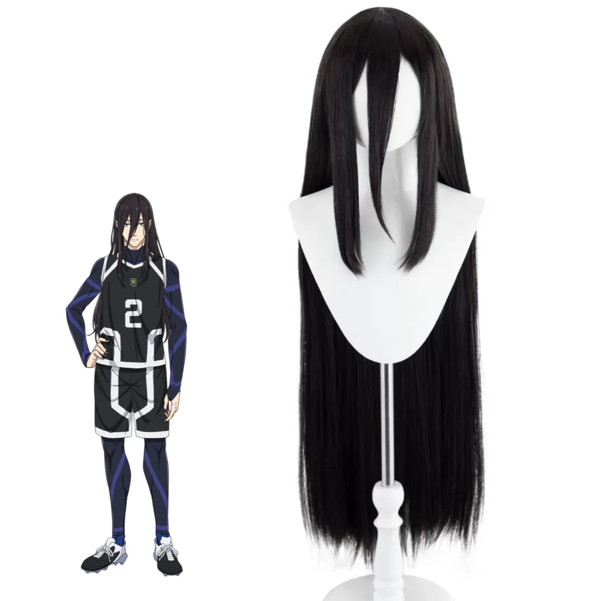 

Anime Blue Lock Aryu Wigs Aryu Jyubei Football Cosplay Wigs Aryu Halloween Party Performance Props