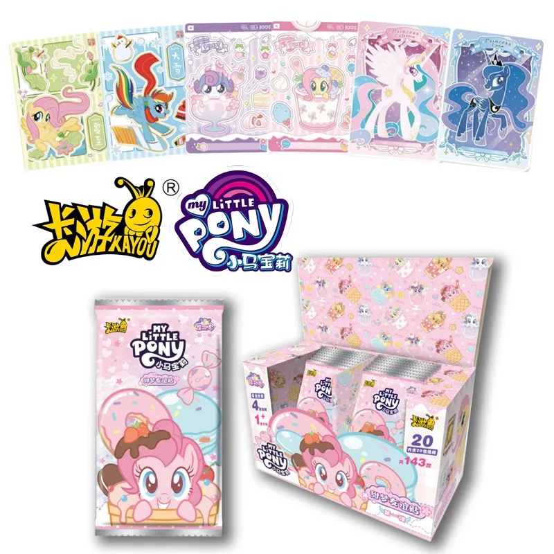 

KAYOU натуральная карта My Little Pony Sweet Dream, наклейка дружбы, дополнительная упаковка, редкая коллекционная карта аниме-игр, детские игрушки, подарок