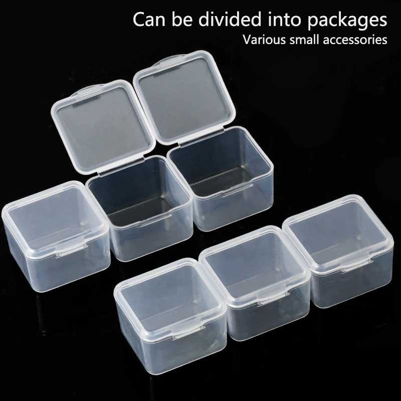 1/6/9/15/30Grids DIY Diamond Jewelry Storage Box Grids Clear Nail Art Rhinestones Tools Beads Display Storage Case Organizer Box