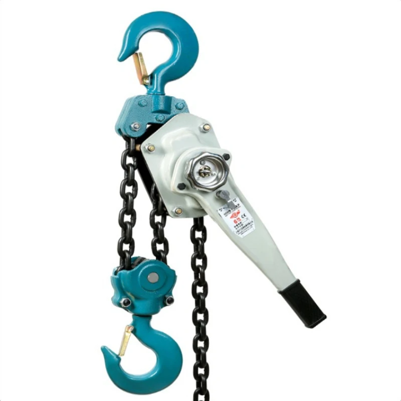 Small Portable Chain Hoist Lifting Manual Manganese Steel Triangular Chain Hoist Hand-cranked Circular Equipment Cabestans JTC