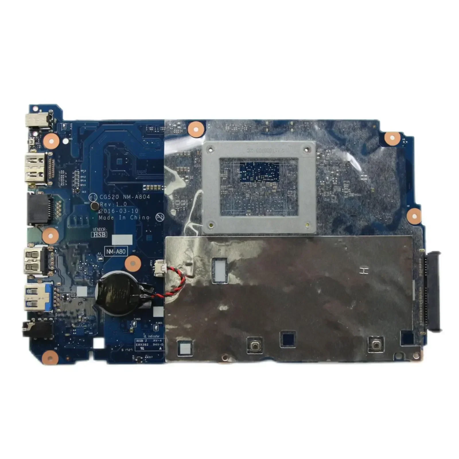 For Lenovo Ideapad 100-15IBR Notebook Motherboard NM-A804 Mainboard CPU N3060 UMA 2G Tested Fully