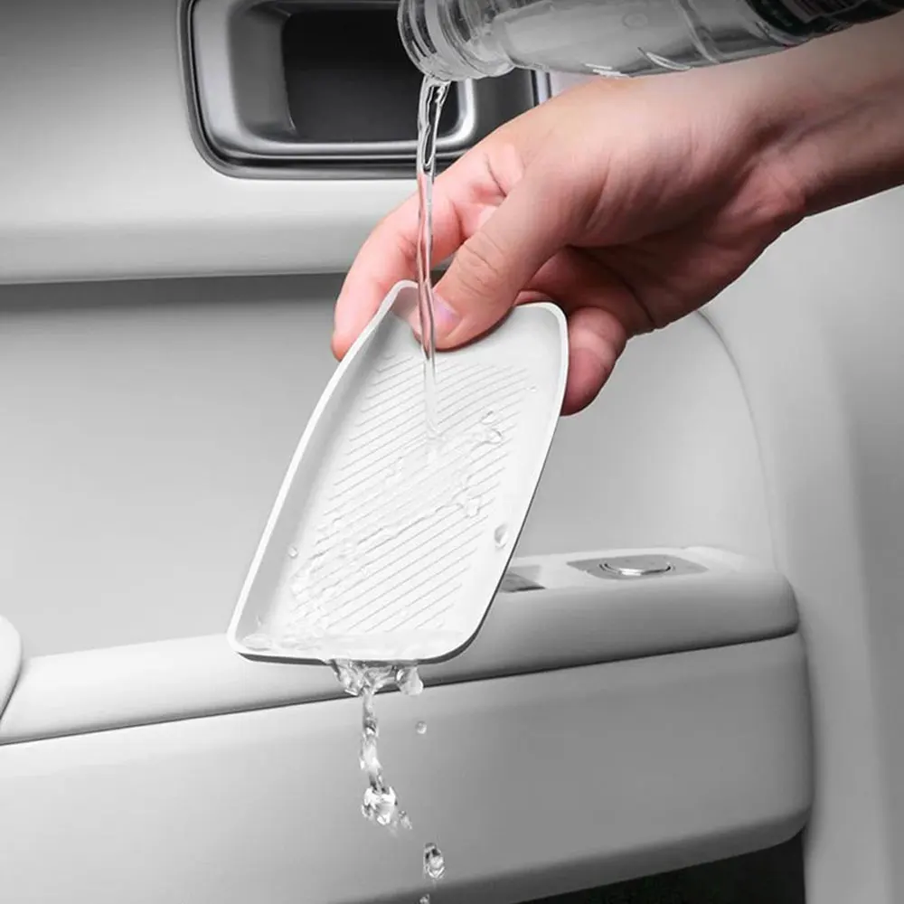 

4x Car Door Slot Storage Protect Mat Handle Silicone Anti-Slip Pad Auto Accessories for Leading Ideal LiXiang L7 L8 L9 2022-2024