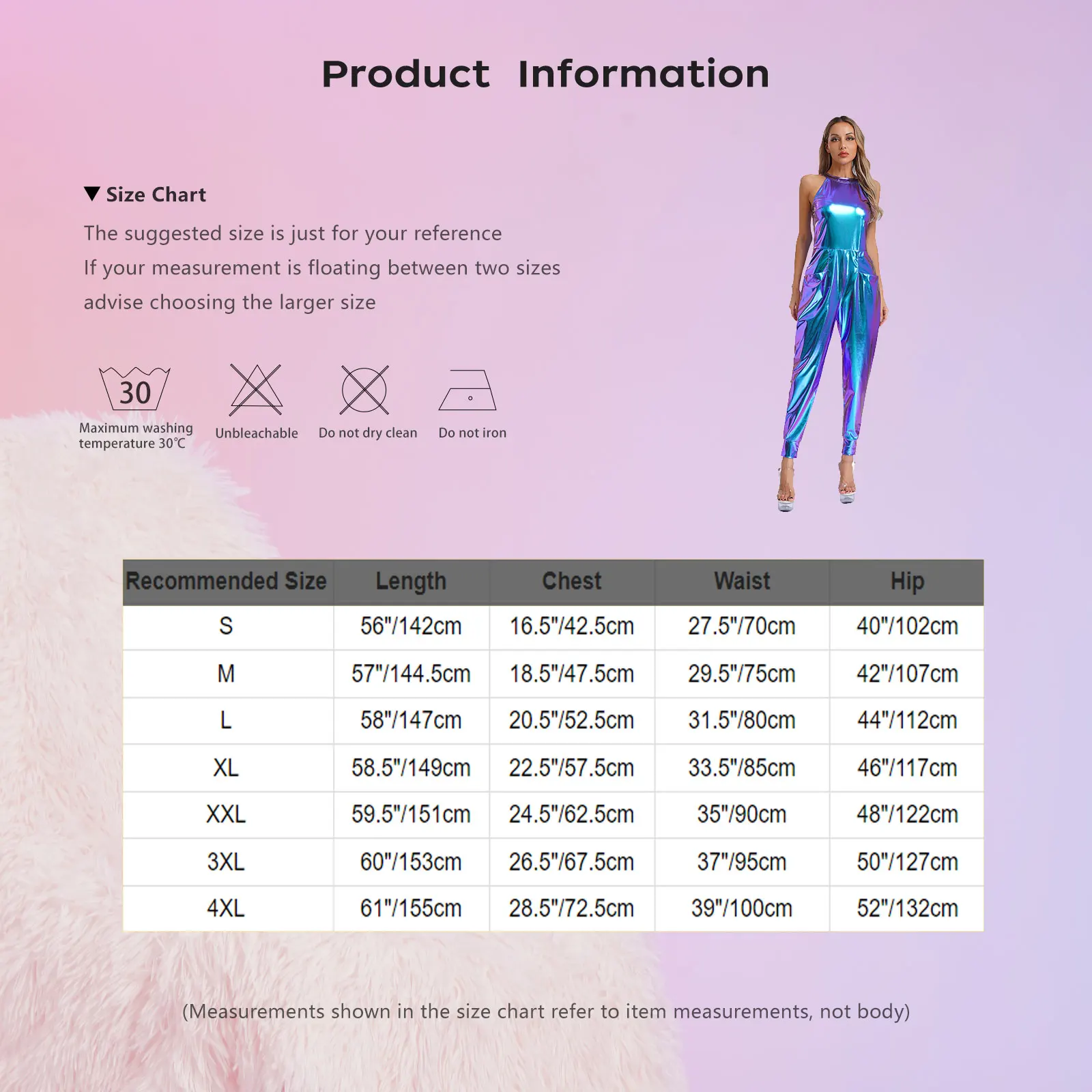 Hippie Disco Jazz Waltz Dance Performance Outfits Women Metallic Sleeveless Street Party Fashion Jumpsuit Club Rave Dance Wear
