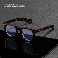 CRIXALIS Anti Blue Light Glasses For Men Women Retro Round Glasses Reading Daily Life Decorative Blue Light Glasses