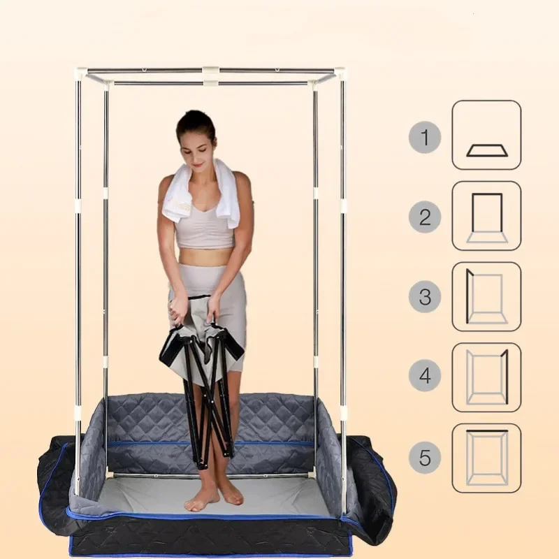 Portable Sauna Steam for Full Body Sauna Tent Steam Room with 2L Steamer Generator With Remote Control