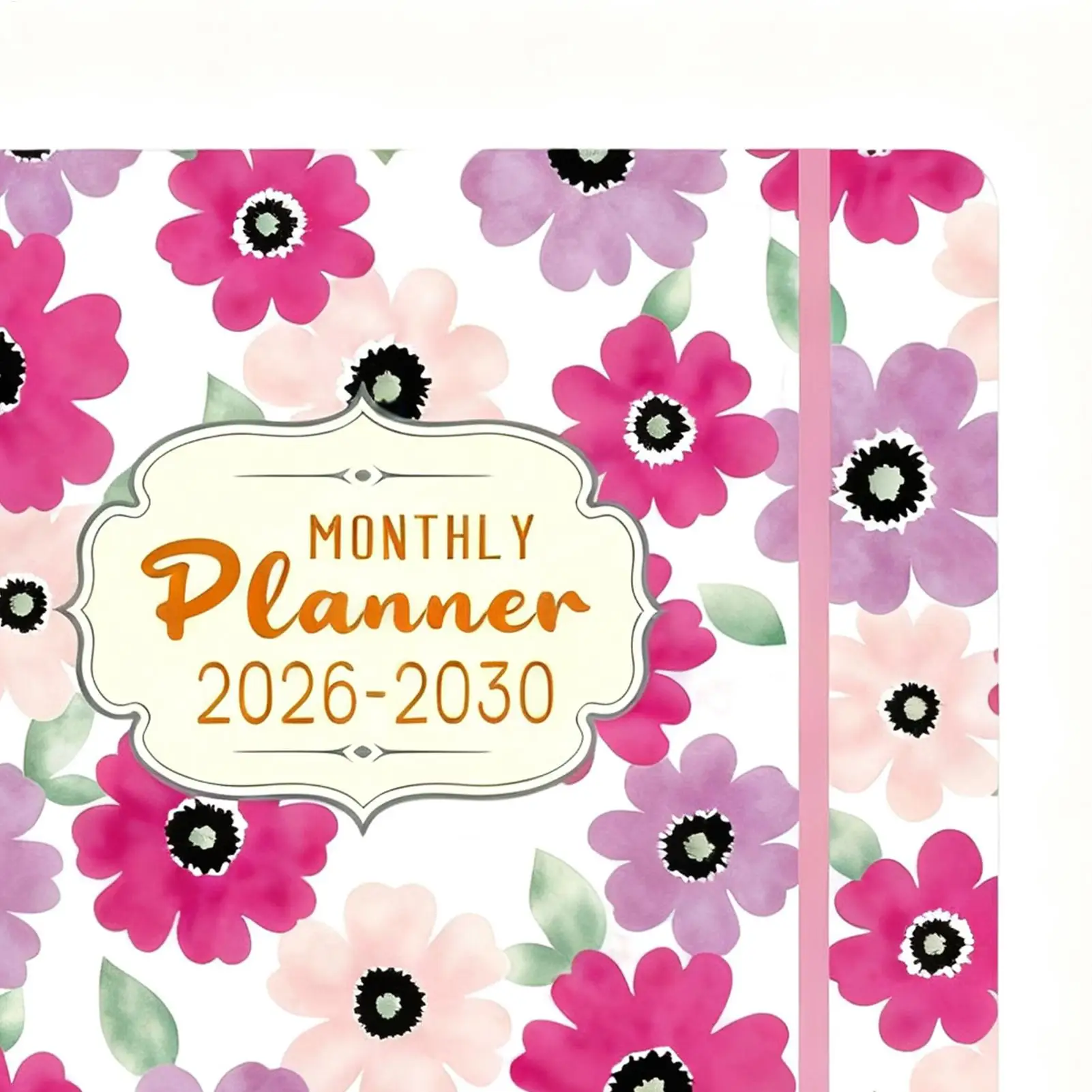 สมุดวางแผนปฏิทินแบบเข้าเล่มแบบสันห่วง วางแผนระยะยาว ปี 2026-2030 สมุดวางแผนรายเดือน สำหรับนักเรียน นักศึกษา ธุรกิจ งานออฟฟิศ