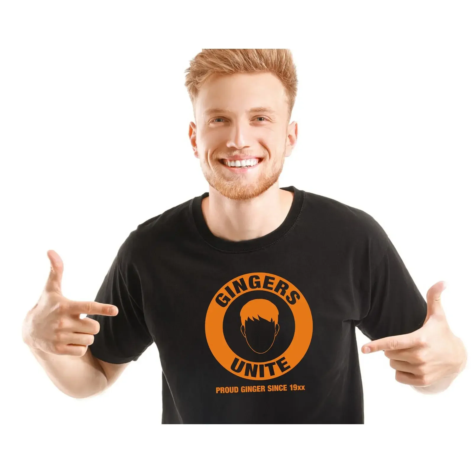 Funny Gingers Unite T Shirt Redhead Novelty  vintage Washed fashion streetwear Soft homme Stylish designer clothes Breathable