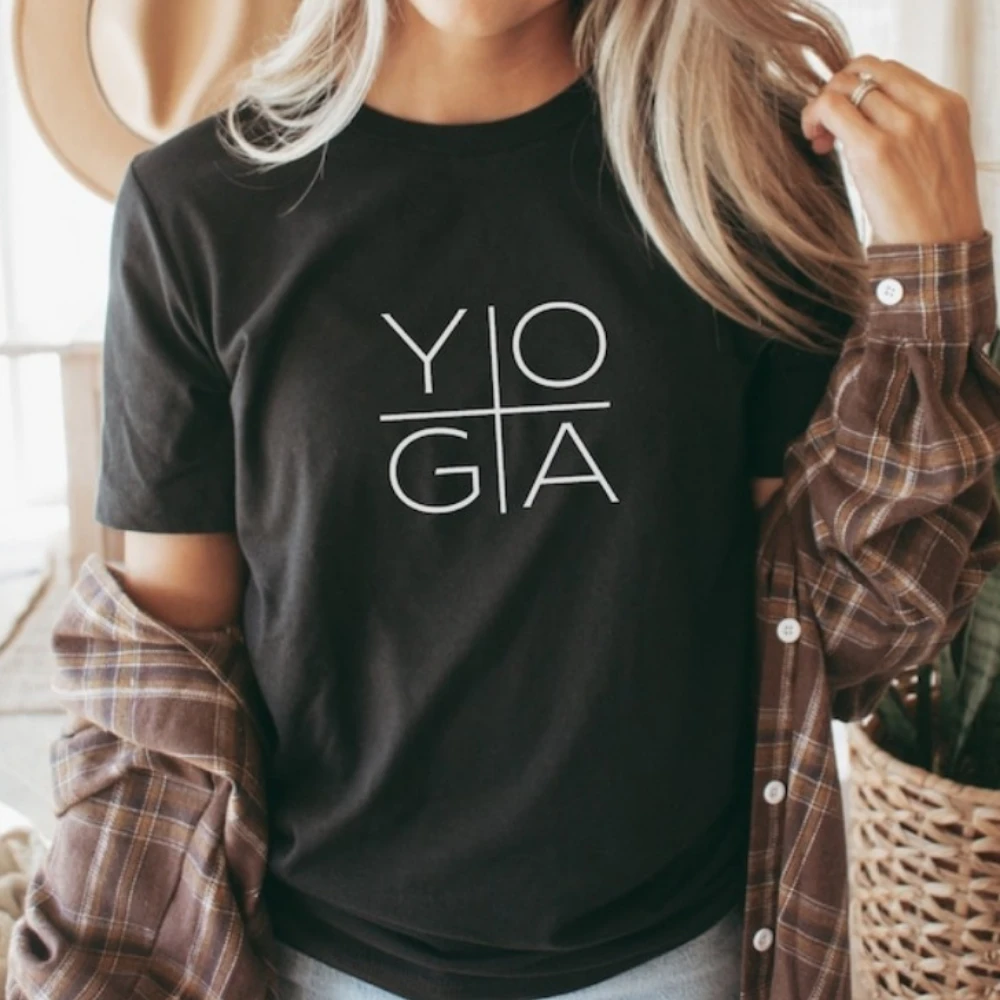 Yoga Shirt for Woman Yoga Shirt Meditation Tops Fashion Female Streetwear Comfortable Personality Aesthetic Clothes
