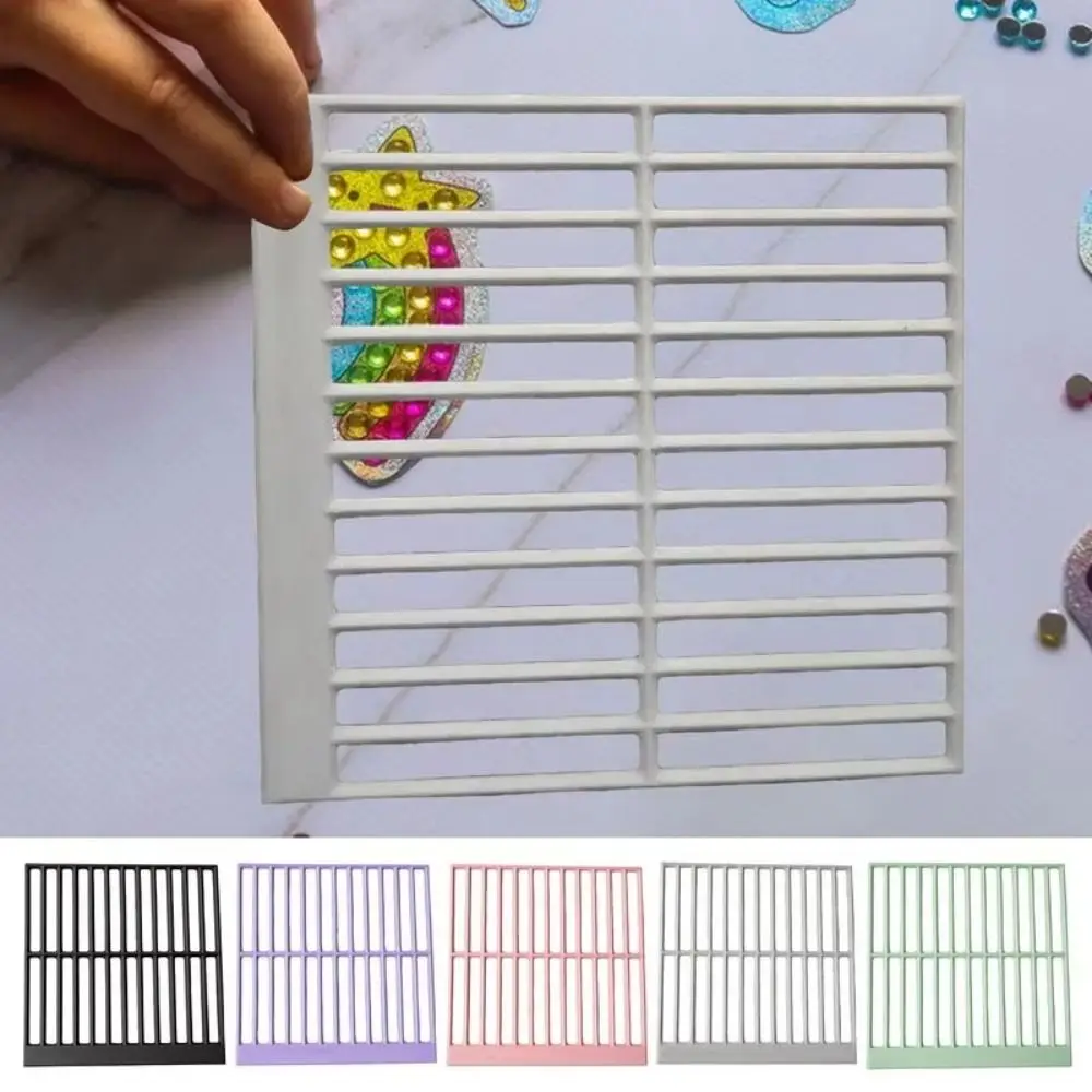 3D Diamond Drawing Ruler Anti-Slip Lightweight Gem Painting Rulers High Precision Gem Painting Grid