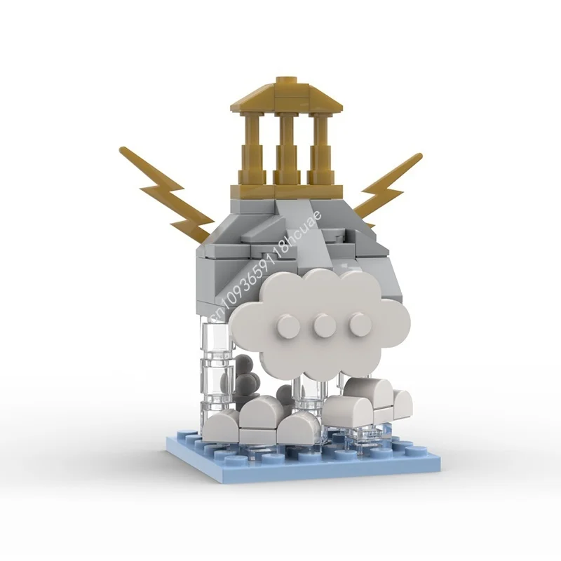 ตัวต่อ MOC Mount Olympus 76 ชิ้น แบบไมโครบล็อก รุ่นดิสนีย์ ของเล่นตัวต่อประกอบเอง ของขวัญคริสต์มาส ไอเดียของขวัญสำหรับเด็ก