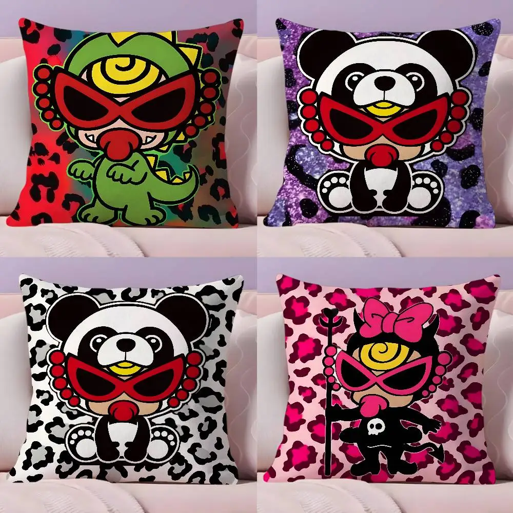 Luxury Japan Fashion H-Hysteric M-Mini Pillow Case Ultra Soft Skin Friendly Fabric Cloud Like Comfort & Concealed Zipper