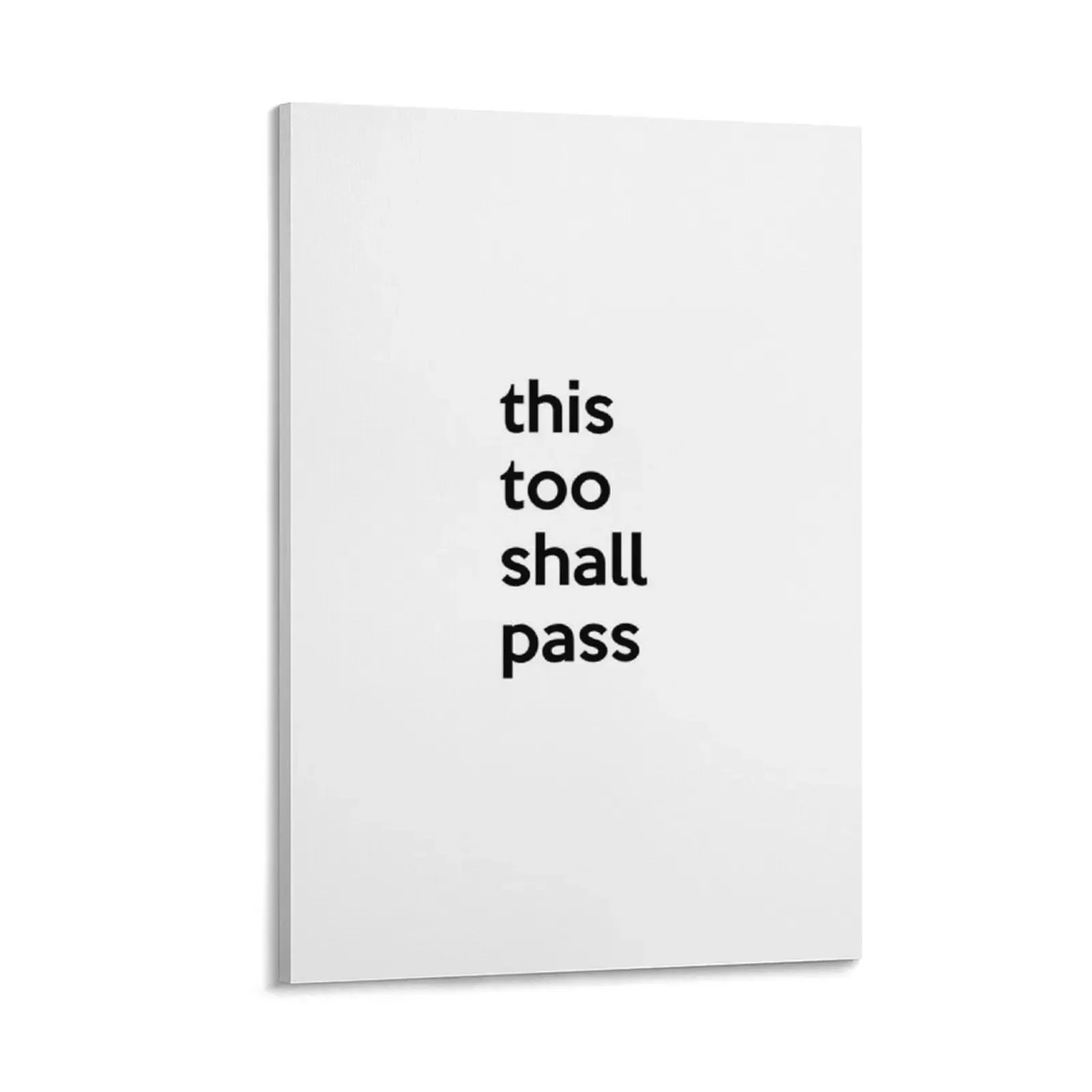 

this too shall pass Canvas Painting decoration aesthetic Decorative painting for bedroom decor
