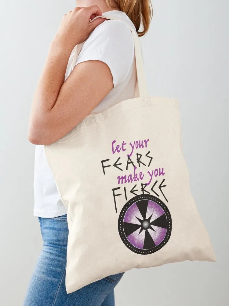 

Fears Fierce PURPLE Tote Bag Reusable bags canvas tote Women's handbag canvas tote bag