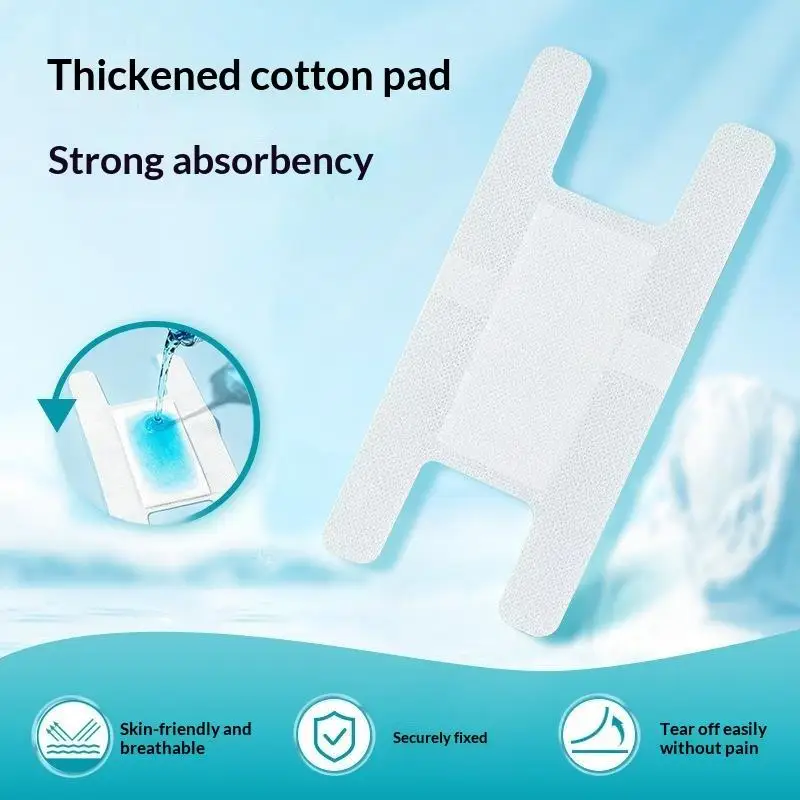 1/10Pcs  Sterile Wound Dressing Breathable Non Woven Adhesive Wound Pad For Infusion Fixation First Aid Care