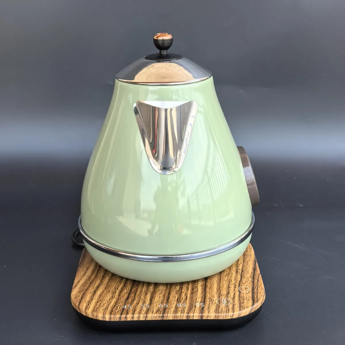 1850W Retro Green Electric Kettle Home Temperature Control Boiling Kettle 304 Stainless Steel Keep Warm Electric Teapot 1700ml