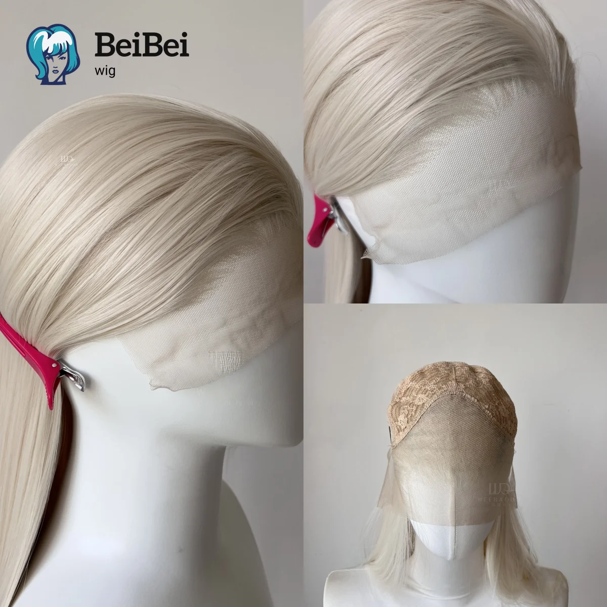 

Platinum Gold Lace Front Wigs for Women 26 Inches Long Straight 13*4 Long Straight 13*4 Natural Frontal Lace Synthetic Cosplay