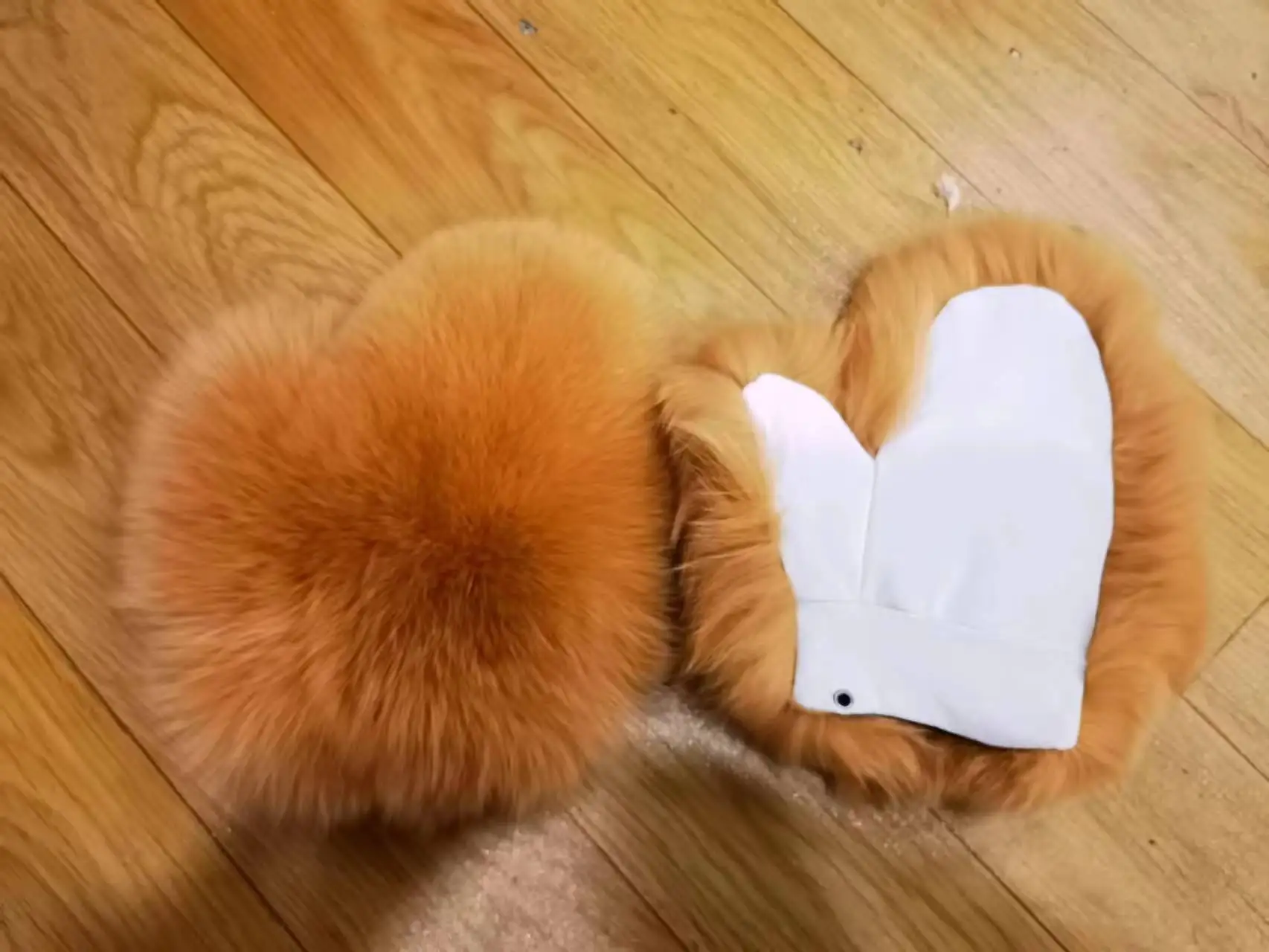 Neue Marke Winter Frauen natürliche echte Fuchs Pelz Handschuhe warm echte Fuchs Pelz Fäustlinge Mädchen Mode Luxus echte Fuchs Pelz Handschuh – Detail 10