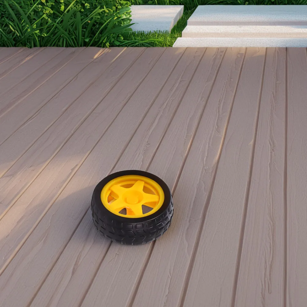 

Комплект из 4 резиновых пластиковых колес для плавного хода, замена для радиоуправляемых роботов-следопалов, аксессуары для моделей автомобилей